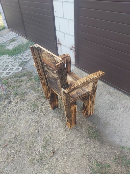 Stołek ogrodowy Drewniany