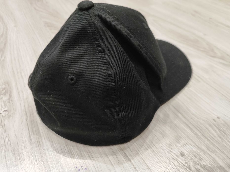 Czapka z daszkiem FLEXFIT Markowa Black Czarna
