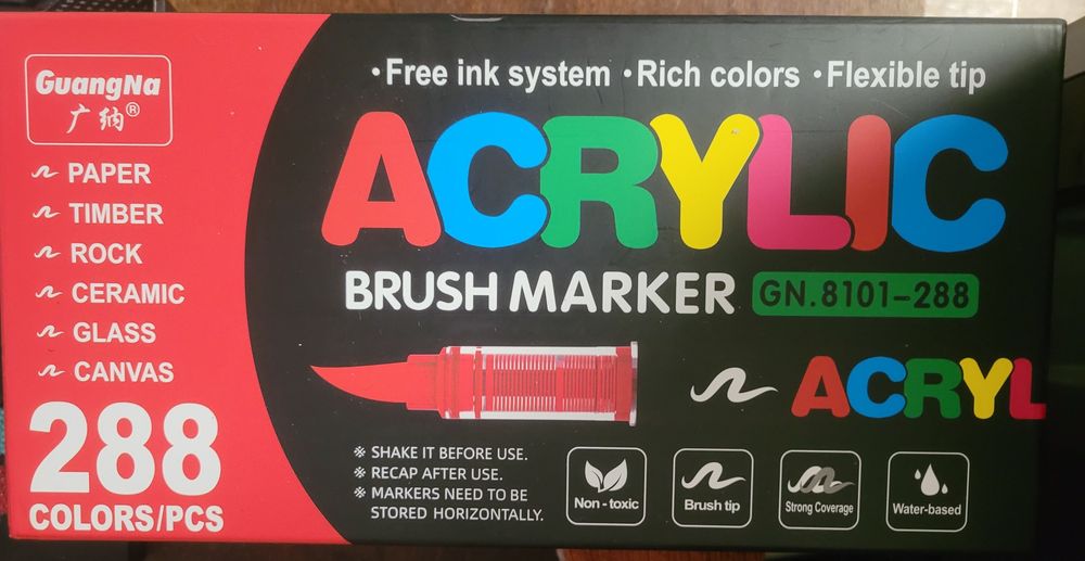Акрилові маркери гуангна для розмальовок по шт
