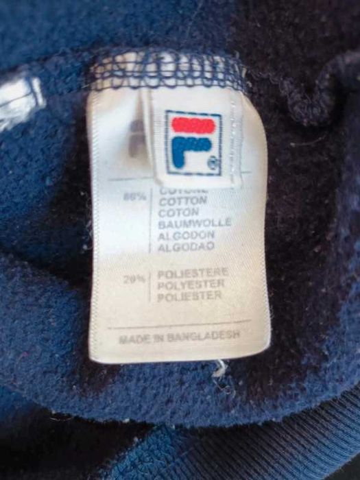 Granatowa bluza damska marki Fila rozmiar S