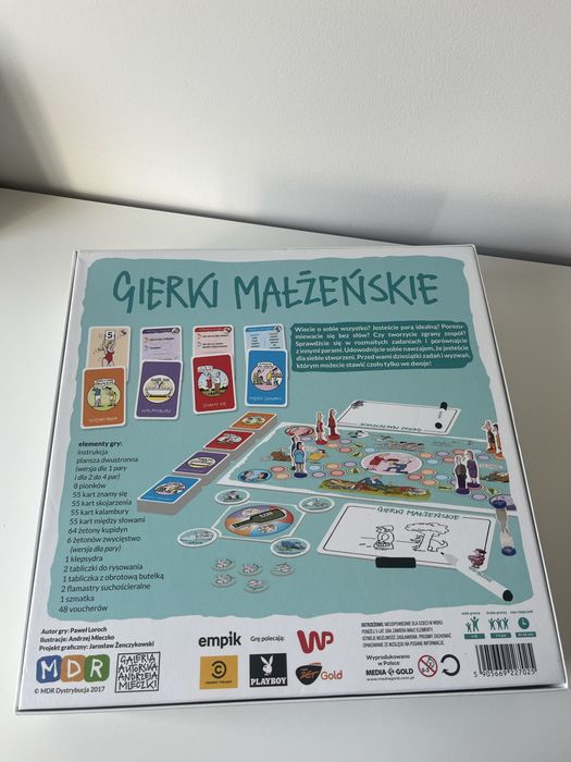 Gra planszowa gierki małzenskie