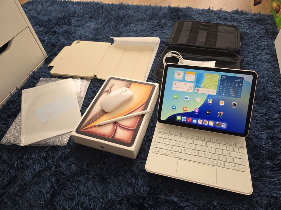iPad Pro M2 12.9" 256GB Cellular, Air M3 256GB ESTREAR. Troca/Retoma. Fatura,Garantia