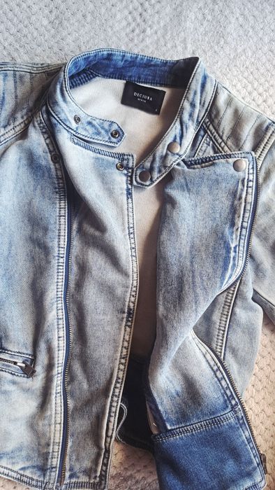 Katana jeansowa damska kurtka jeansówka Decjuba r.S