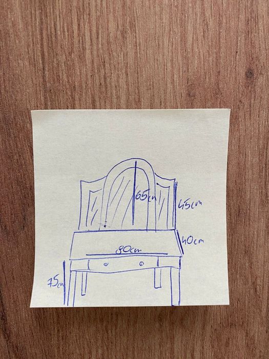 Toaletka stan bardzo dobry