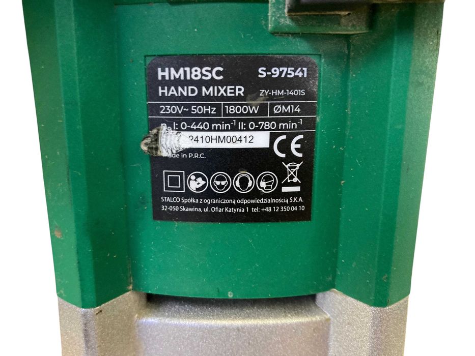Mieszadło elektryczne STALCO HM18SC 1800 W