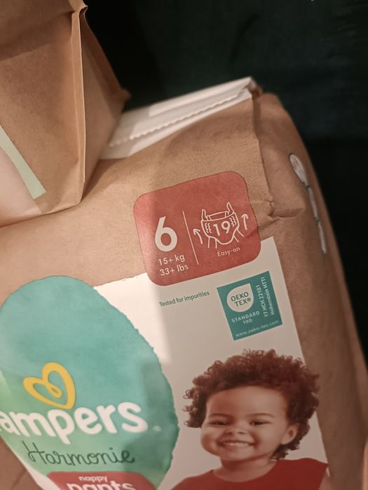 Pampers Harmonie nappy pants 6, 19 sztuk