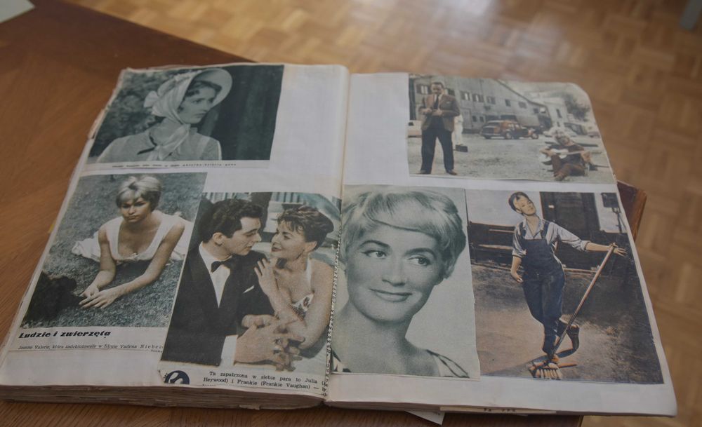 Album starych wycinków filmowych lata 50 Tyszkiewicz Cybulski Dean