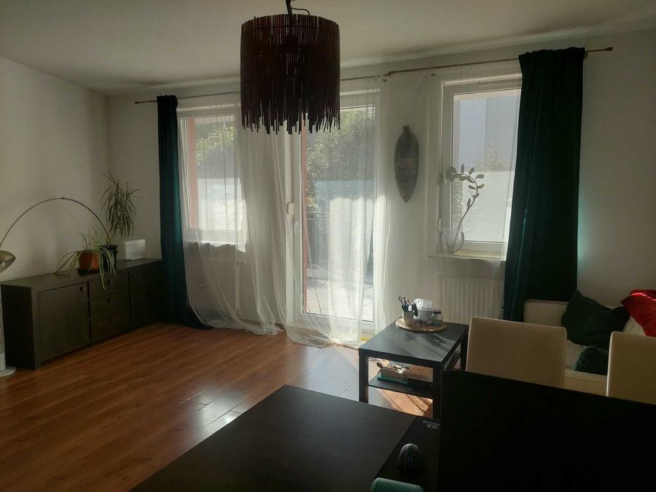 Słoneczne 2-pokojowe mieszkanie (55 m²) z ogromnym tarasem (20 m²)  - Naramowice - zamknięte osiedle
