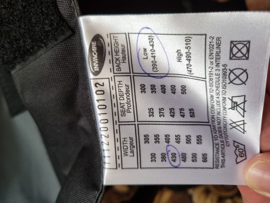 Інвалідне крісло-коляска Action 2 NG Invacare модель 2021