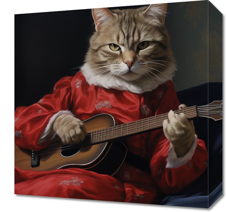 Obraz 40x40cm Melodia Kociej Łapy