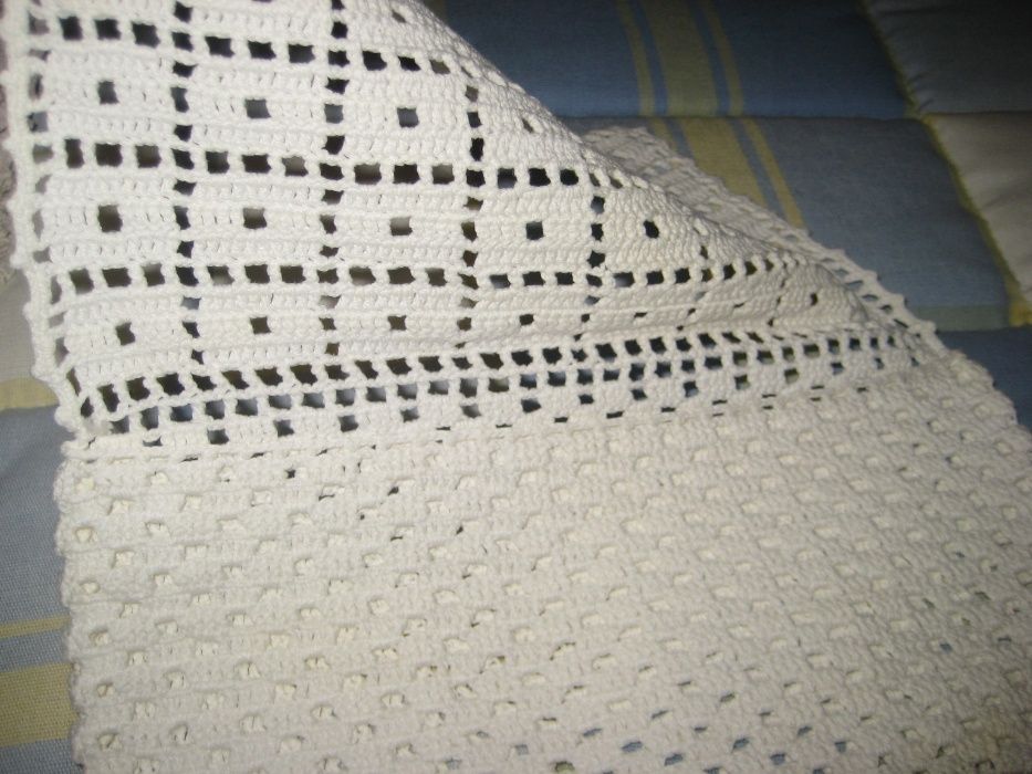 3 bolsas crochet p/guardanapo, década 1950