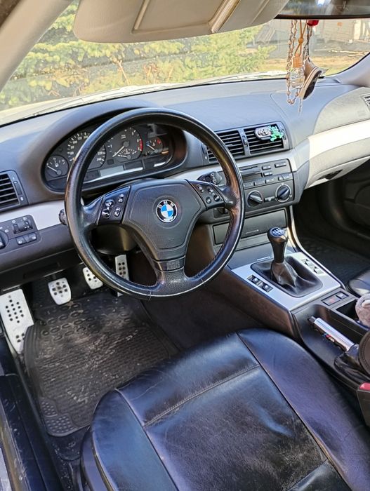 BMW 3 COUPE 2,5 benzyna+gaz "silwer"
