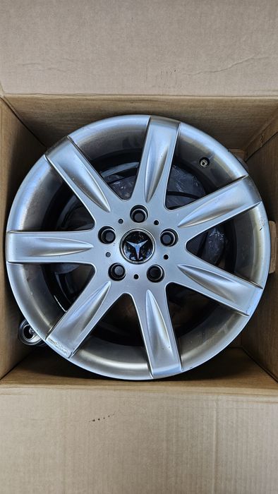Felgi Aluminiowe Alessio 16" 7.5J ET35 Mercedes 5x112 (Komplet)
