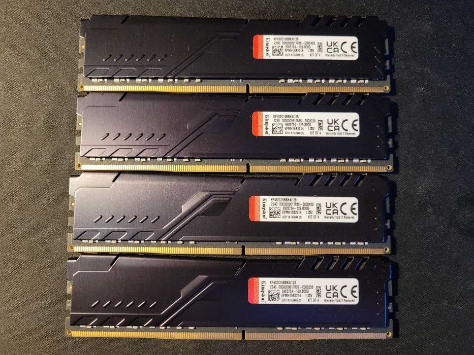 Pamięć RAM Kingston Fury Beast DDR4 128GB (4x32GB) 3200MHZ