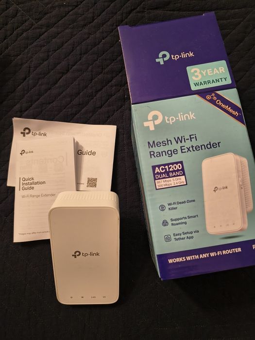 Wzmacniacz sieci TP-LINK RE300 2.4 / 5 GHz, Wi-Fi 5 (802.11 b/g/n/ac)