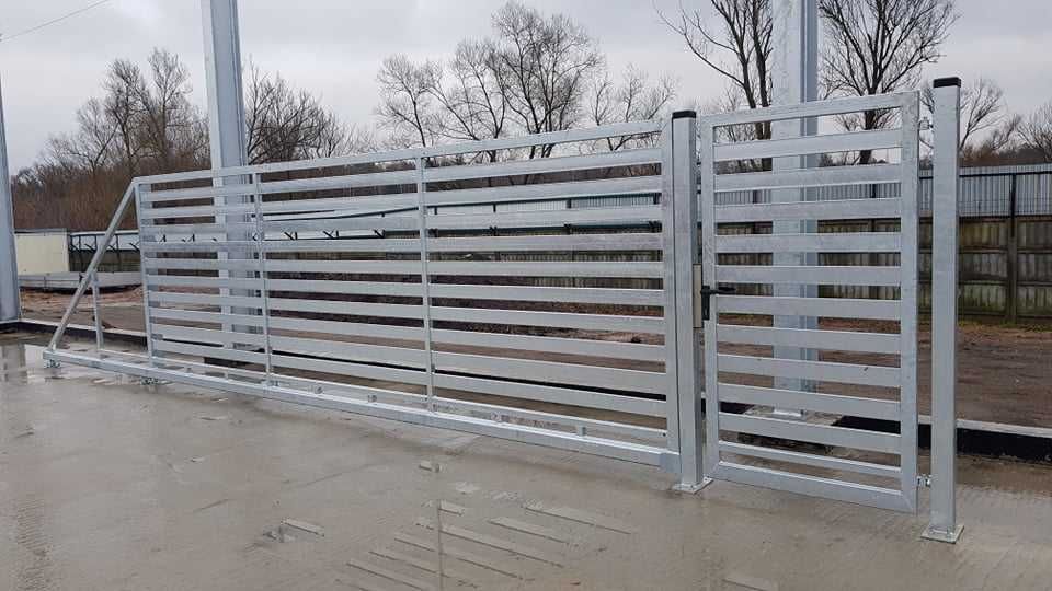 Brama przesuwna profil 80x20 (5mx1,5m )ocynk PRODUCENT