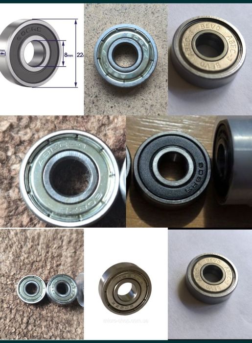Подшипник  608 ZZ и  2RS
