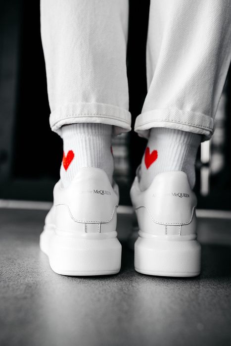 Sneakersy Alexander Mcqueen white metal