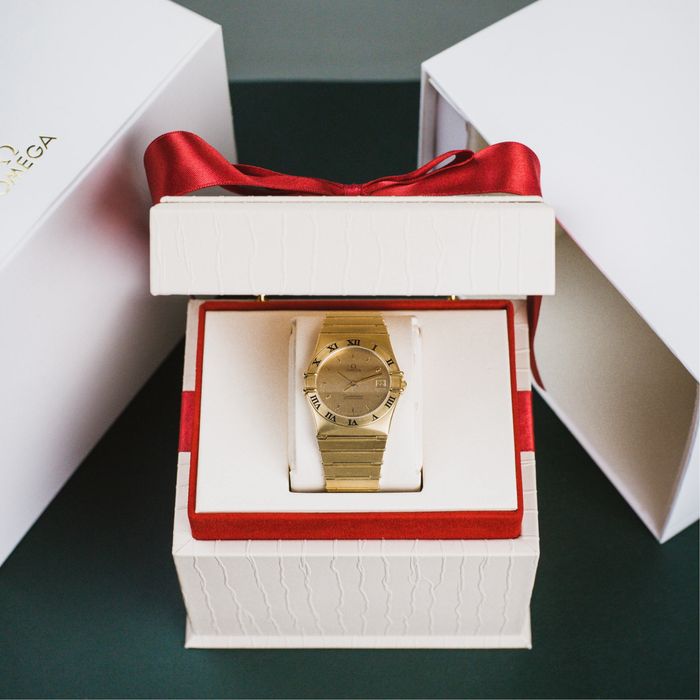 Relogio Omega Constellation Quartz 33mm | Ouro 18k - 95 gramas | 1985