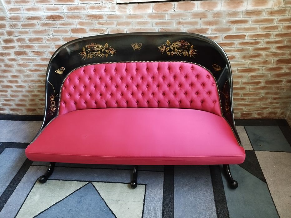 piękna sofa egipska Antyk Vintage 3 osobowa