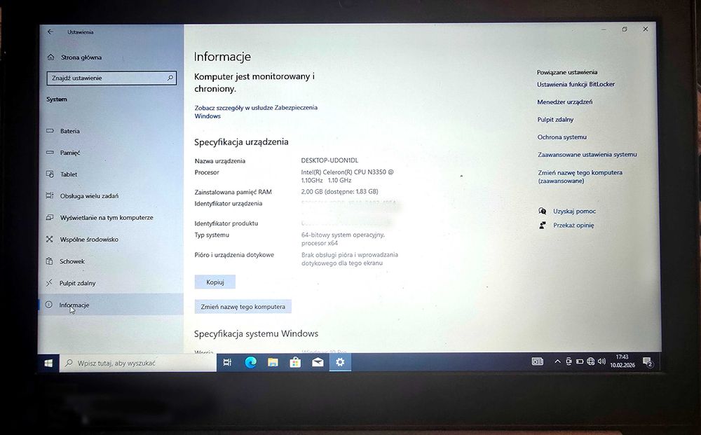 Laptop LENOVO IdeaPad 120S‑11IAP 81A4