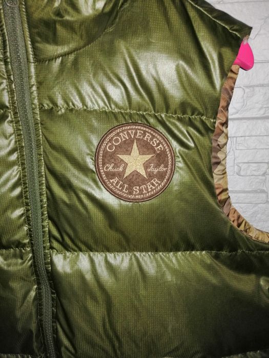 Bezrękawnik puchowy Converse dwustronny