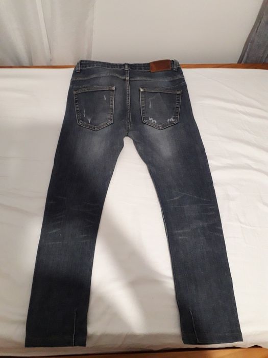 Calças Zara Cinzentas 38