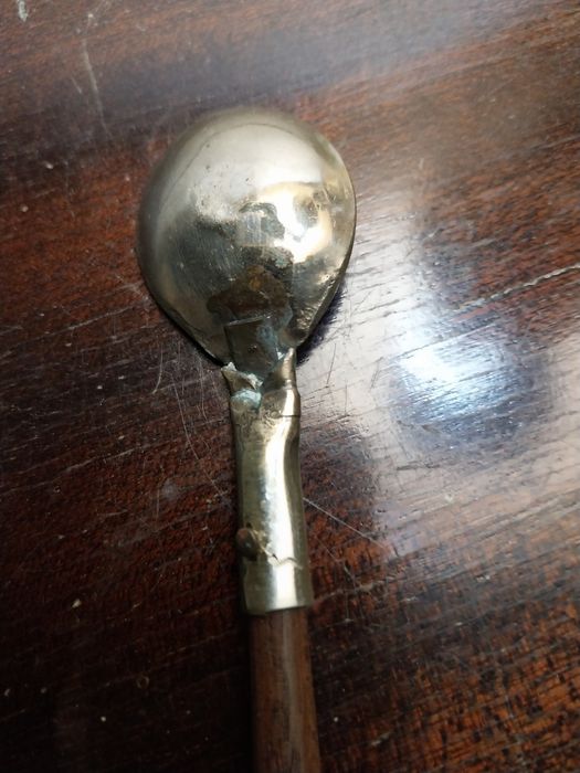Colher de liga metalica tipo casquinha Argentina.