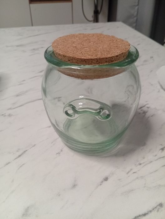 Komplet Vidreco szklana  beczka Puchatka