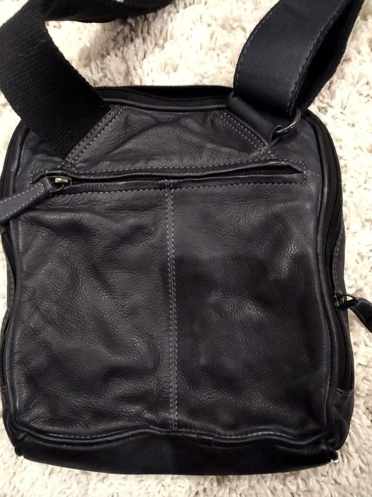 Шкіряна чоловіча сумка-барсетка