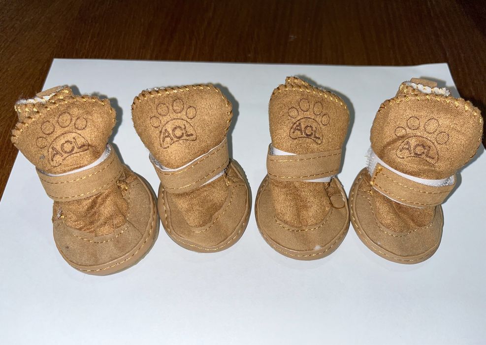 Зимові ботиночки для собачки розмір 5