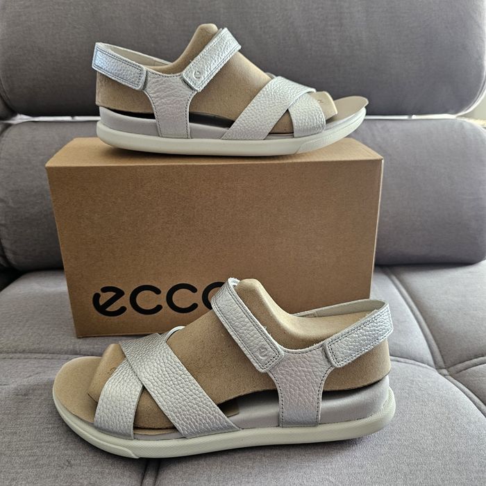 Ecco damara sandały damskie skorzane 37 24cm