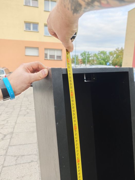 Półka wisząca czarna