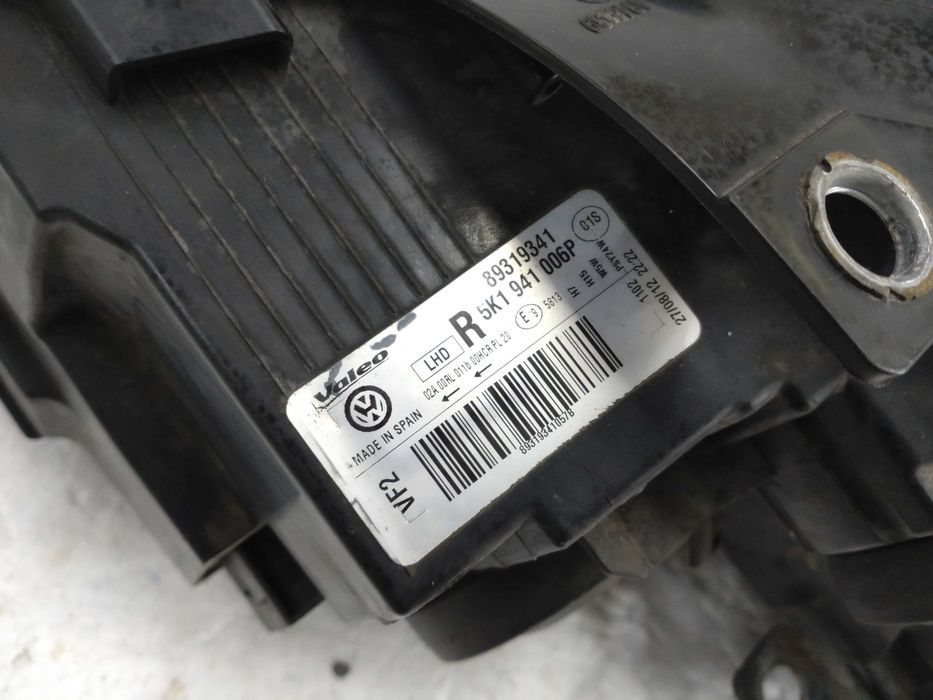 lampa prawa vw golf 6 VI model 5k194.1006p rok 08-13