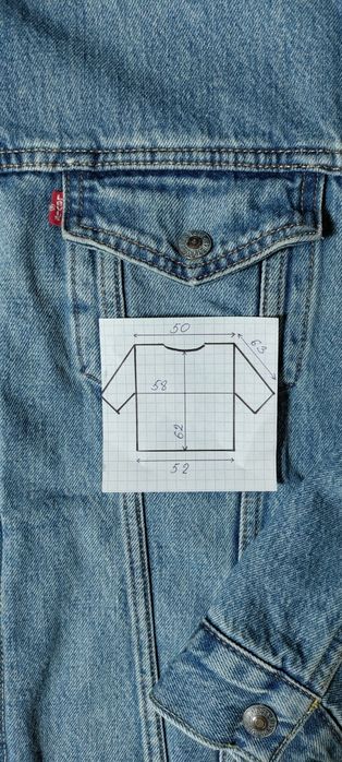 Куртка шерпа джинсова чоловіча