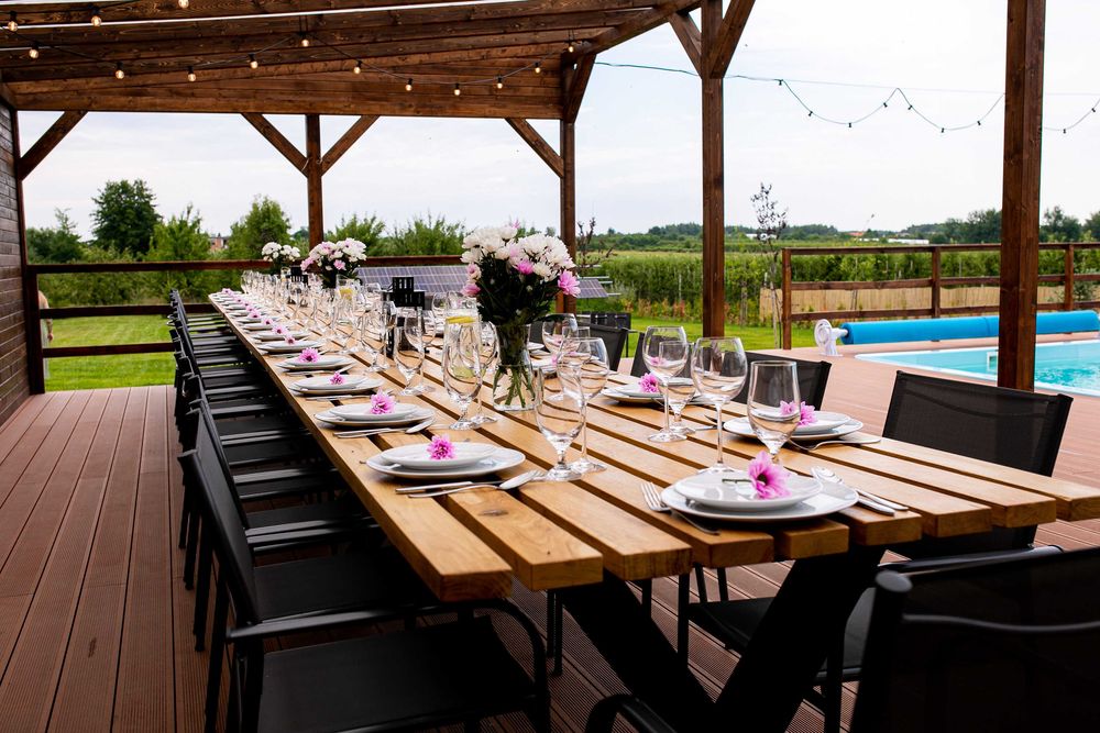 Dom na wynajem wakacje basen sauna jacuzzi 40 km od Warszawy