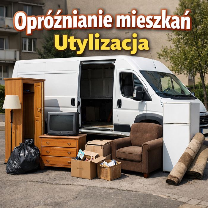 Oproznianie mieszkań garaży piwnic wywóz utylizacja starych Mebli AGD.