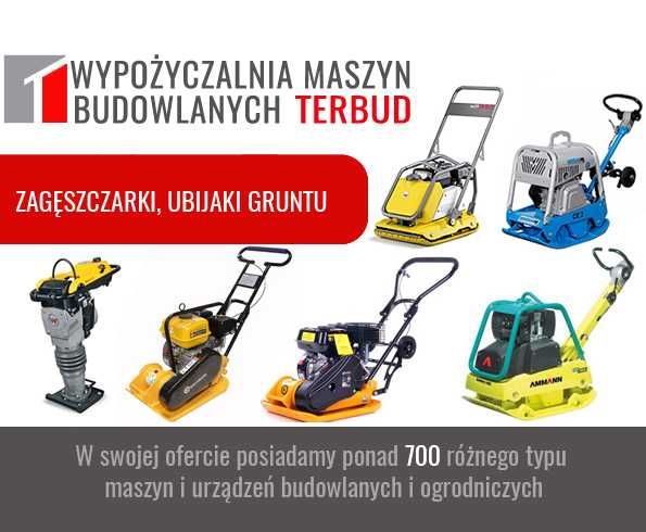 Zagęszczarki od 90 kg do 800 kg. Ubijaki.