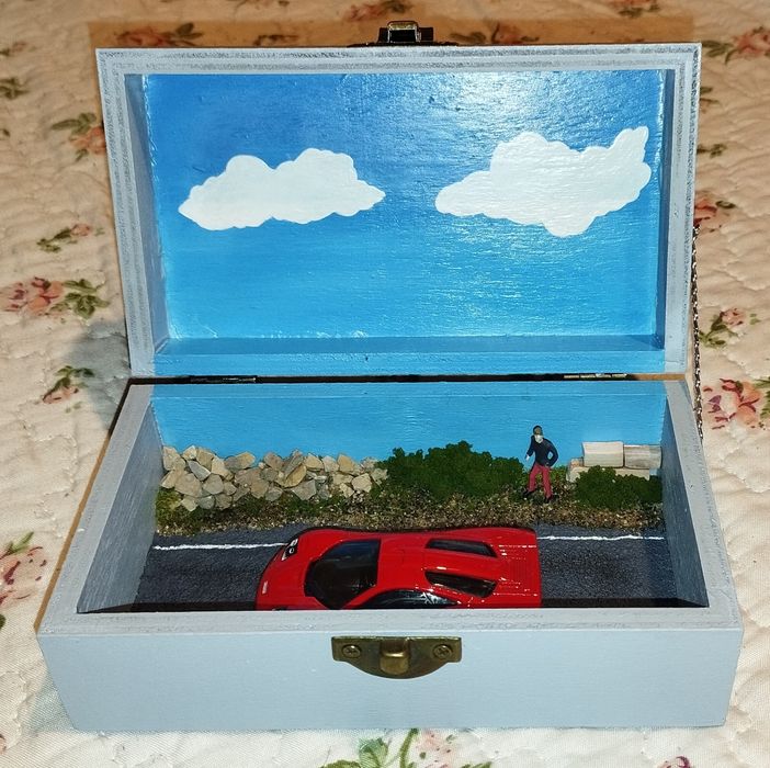 Diorama Hot wheels (Mclaren F1) Reservado