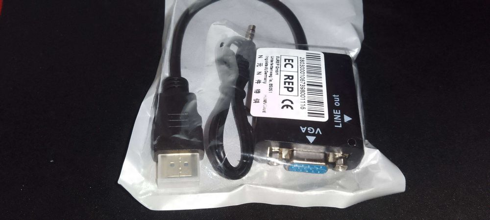 Переходник HDMI-VGA для телевизора(монитора), TV-box