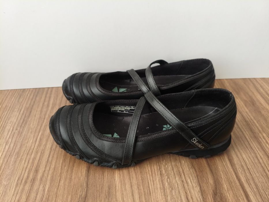 Buty Skechers skórzane sneakersy sportowe damskie r. 38,5 25,5cm