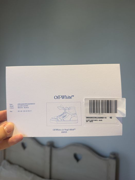 Кроссовки off white