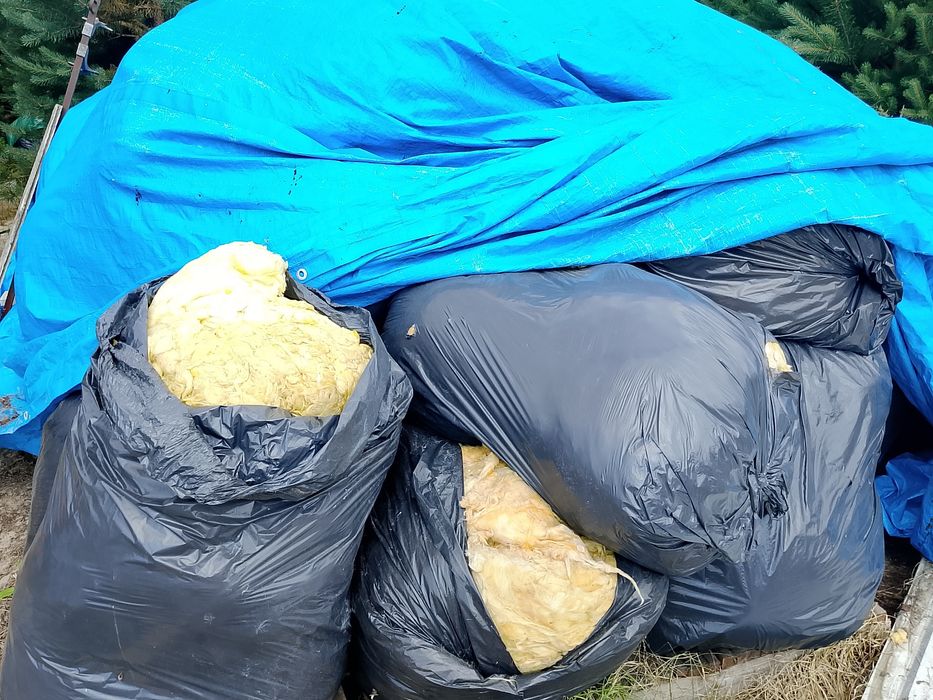 Wełna mineralna z demontażu