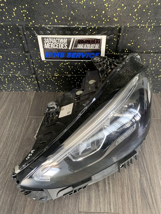 w206 фары левая правая америка европа led