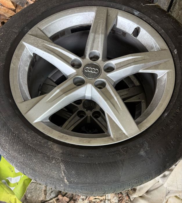4 Jantes 18 audi usadas com pneus em meio uso