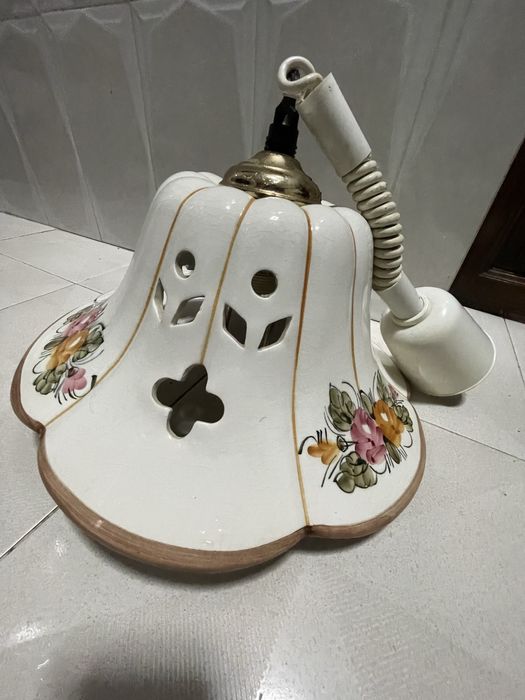 Candeeiro cozinha rústico