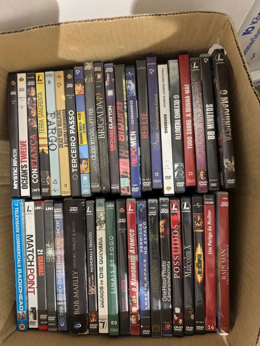 DVD’s de filmes e séries originais