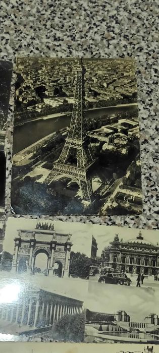 Lote de postais antigo escritos