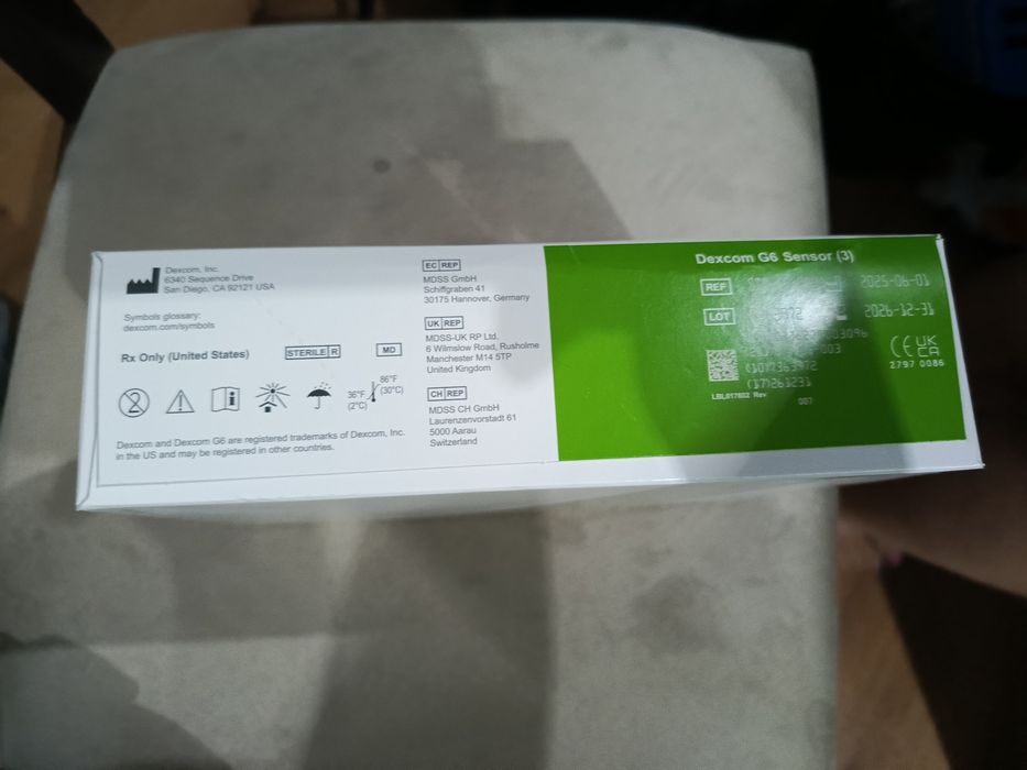 3 sensory DEXCOM G6 Ypso pump