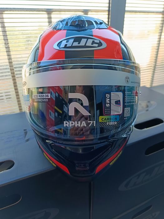 Kask motocyklowy HJC RPHA71 CARBON HAMIL MC1.rozmiarS.